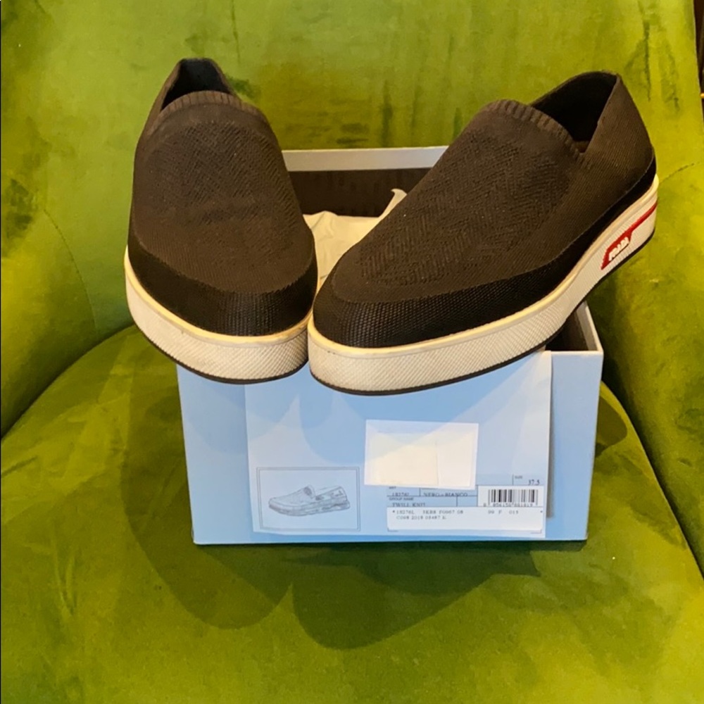 Prada slip on sneakers